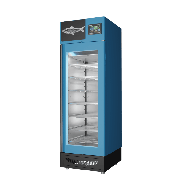 Stagionello® Fish Curing Device 100 Kg glass door