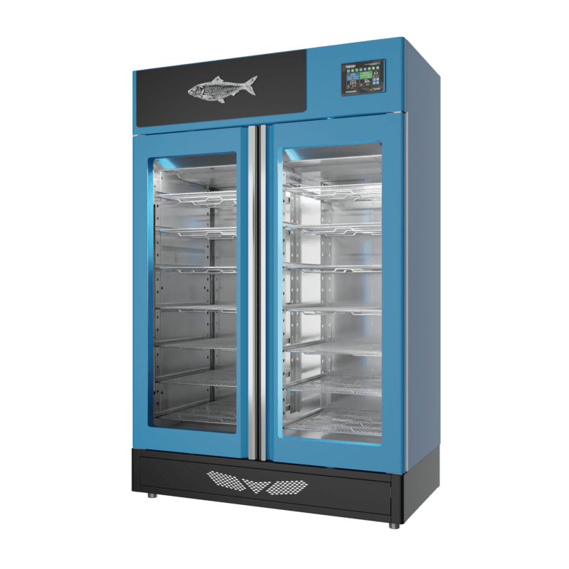Stagionello® Fish Curing Device 200 Kg glass door