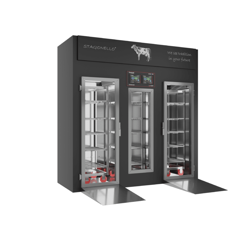 Stagionello®Meat Curing Device Walk-in 100+300 kg GLASS DOOR